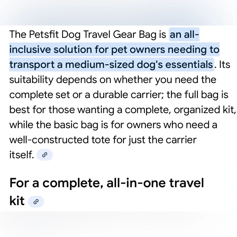 PETSFIT Pet Travel Pack for Dogs or Cats, in the colors, khaki, black and blue